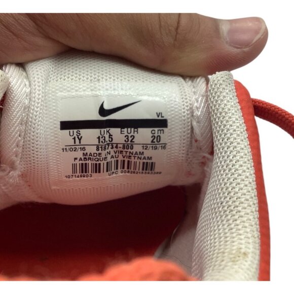 Nike Junior Lunar Control Golf Athletic Shoes Youth Size 1 Red White Cleats - Picture 2 of 6